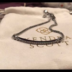 Kendra Scott gunmetal bracelet